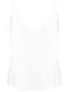 J Brand Lucy Camisole In White Silk