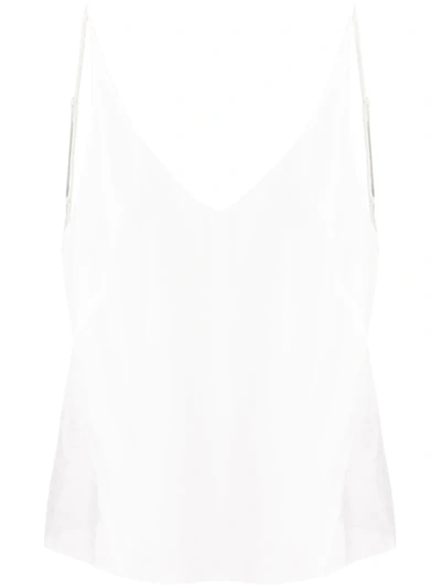 J Brand Lucy Camisole In White Silk