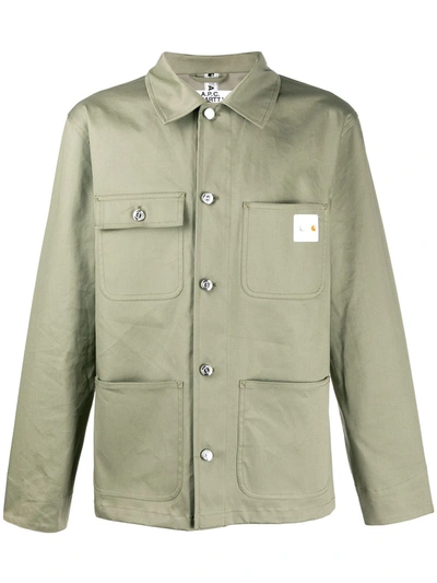 Apc A.p.c. 卡其色 Carhartt Wip 联名 Mishiguene 夹克 In Green