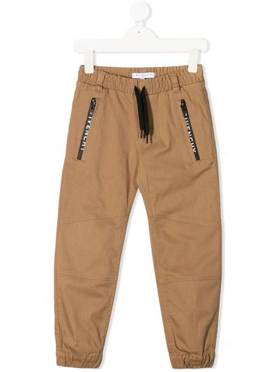 Givenchy Drawstring Waist Trousers In Neutrals