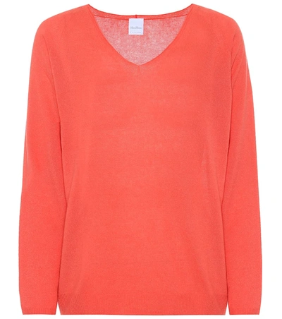 Max Mara Vino Wool-blend Sweater In Coral