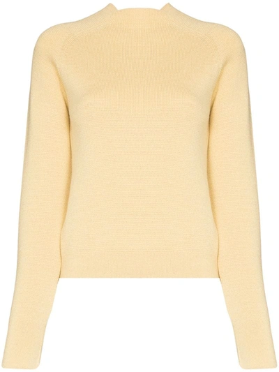 Carcel Milano Alpaca Wool Sweater In Yellow