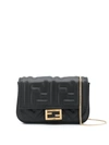 Fendi Nano Baguette Charm In Black