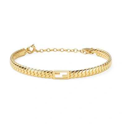 Fendi Medium Baguette Bracelet In Or