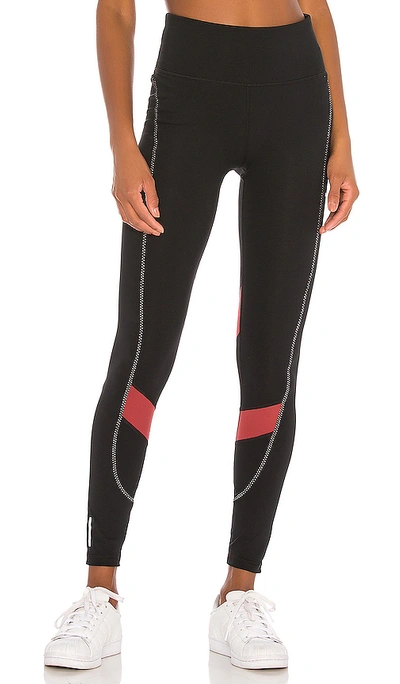 Puma The First Mile Eclipse Tight In  Black & Burnt Russet