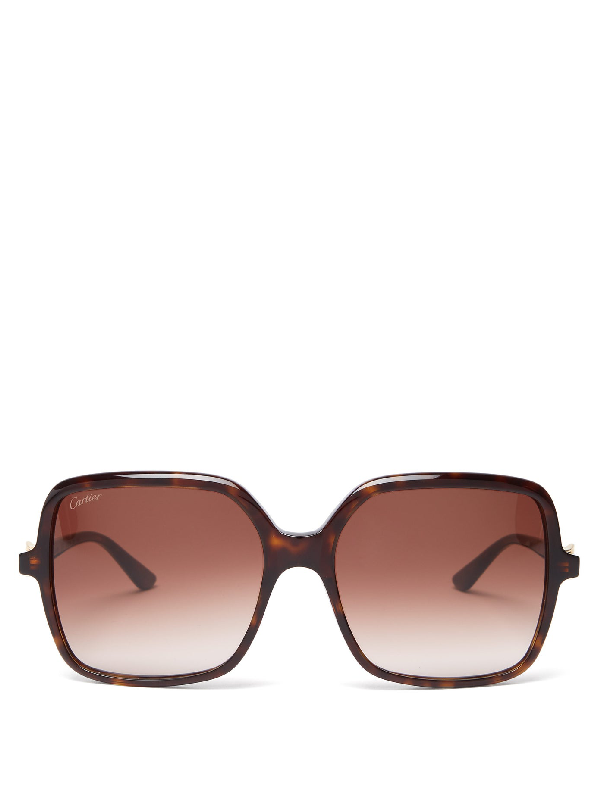cartier oversized sunglasses