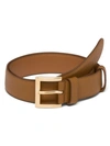 Prada Classic Slim Belt In Caramel