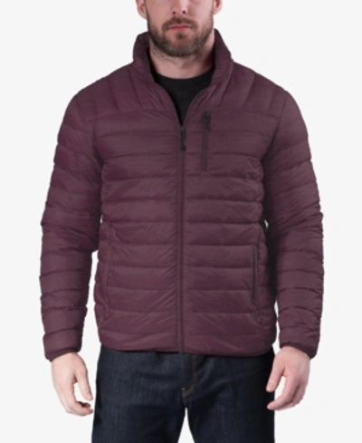 Hawke & Co. Outfitter Men's Packable Down Blend Puffer Jacket, Created For Macy's In Tx Pinot