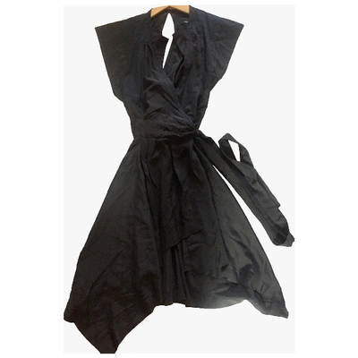 Pre-owned Isabel Marant Black Silk Dress