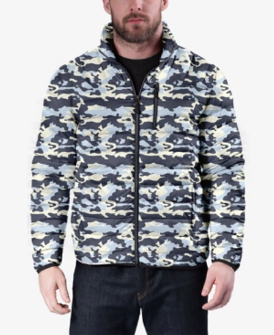 Hawke & Co. Outfitter Men's Colorblocked Packable Down Blend Jacket In Spring Camo