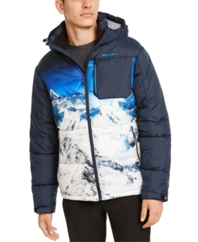 Hawke & Co. Outfitter Men's Puffer Jacket, Created For Macy's In Blue Mountain/hawke Navy