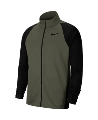 Nike Men's Dri-fit Training Jacket In Cargo Green