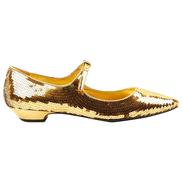 miu miu glitter loafers
