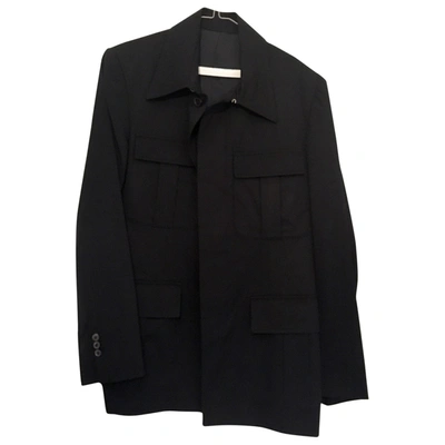 Pre-owned Saint Laurent Black Wool Jacket