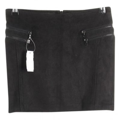 Pre-owned Drome Black Leather Skirt