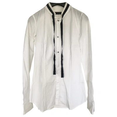 Pre-owned Dsquared2 White Cotton  Top