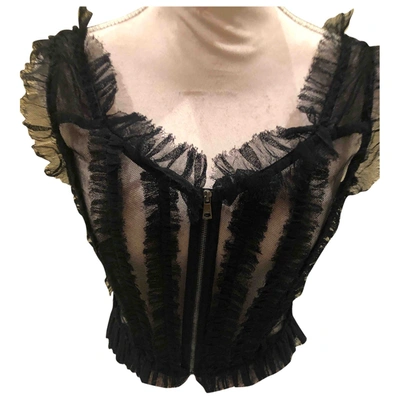 Pre-owned Dolce & Gabbana Black  Top