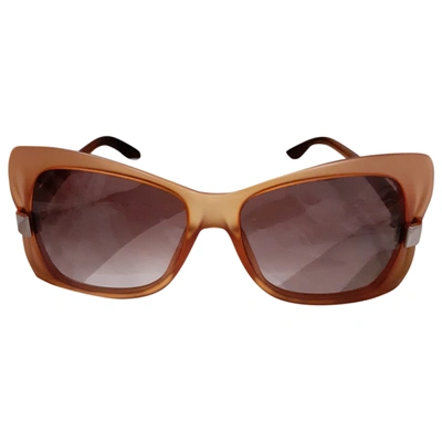 Pre-owned Max Mara Orange Sunglasses