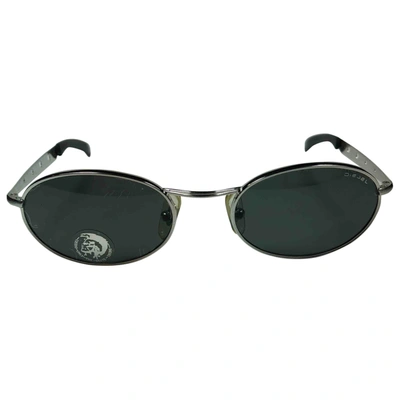 Pre-owned Diesel Silver Metal Sunglasses