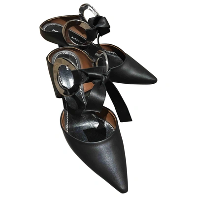Pre-owned Proenza Schouler Black Leather Sandals