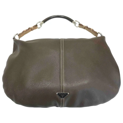 Pre-owned Prada Brown Leather Handbag