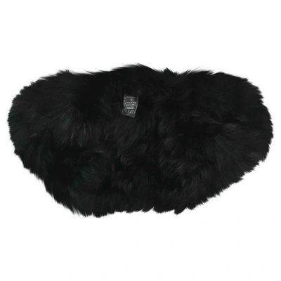 Pre-owned Max Mara Black Fox Jacket