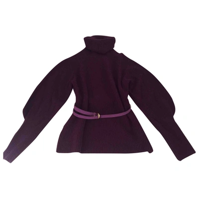 Pre-owned Altuzarra Purple Cashmere Knitwear