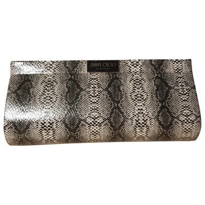 Pre-owned Jimmy Choo Cloth Clutch Bag In Multicolour