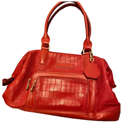 Pre-owned Longchamp Red Leather Handbag