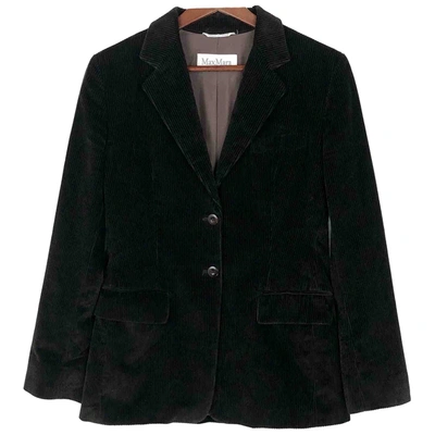 Pre-owned Max Mara Black Cotton Jacket