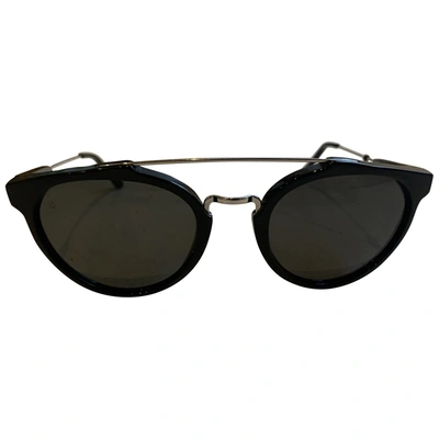 Pre-owned Retrosuperfuture Black Metal Sunglasses