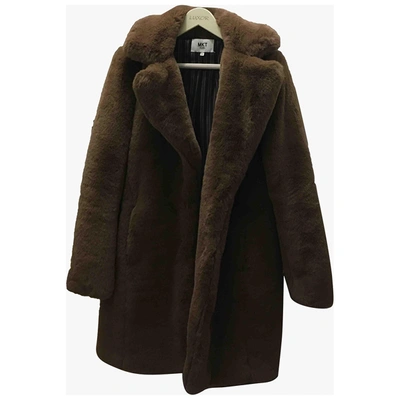 Pre-owned Mkt Studio Brown Faux Fur Coat