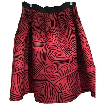 Pre-owned P.a.r.o.s.h Skirt In Red