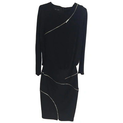 Pre-owned Jay Ahr Black Wool Dress