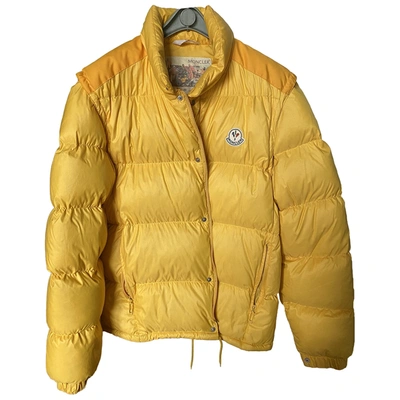 Pre-owned Moncler Yellow Coat