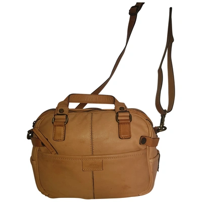 Pre-owned Levi's Camel Leather Handbag