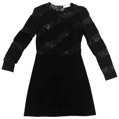 Pre-owned Sandro Black Lace Dress