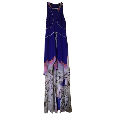 Pre-owned Vera Wang Multicolour Silk Dress