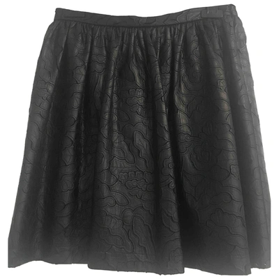 Pre-owned Blumarine Mini Skirt In Black