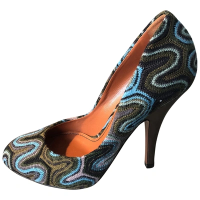 Pre-owned Missoni Multicolour Tweed Heels