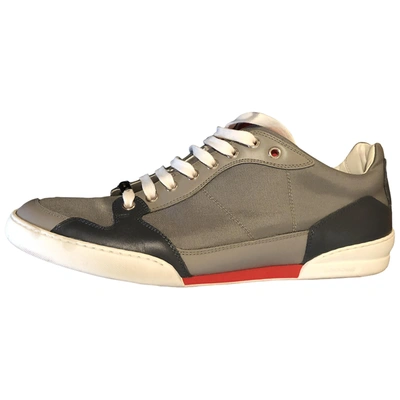 Pre-owned Dior Grey Cloth Trainers