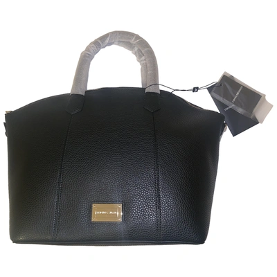 Pre-owned Emporio Armani Black Leather Handbag