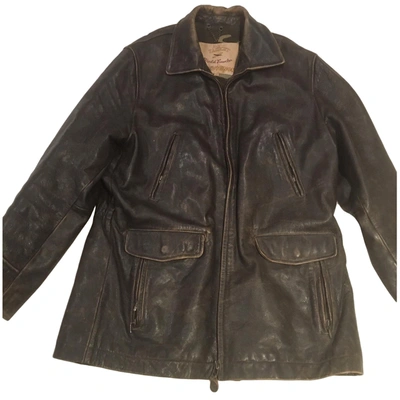 Pre-owned Chevignon Brown Leather Jacket