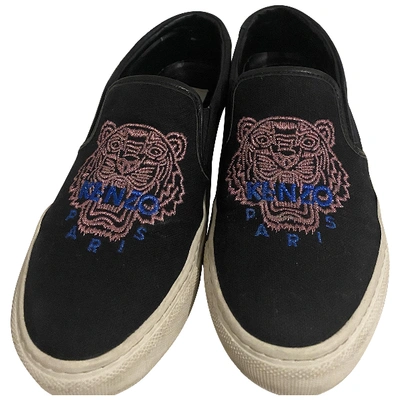 Pre-owned Kenzo Black Cloth Trainers