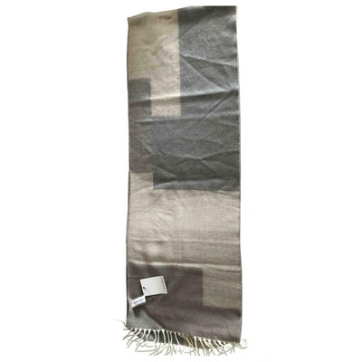 Pre-owned Calvin Klein Scarf & Pocket Square In Grey