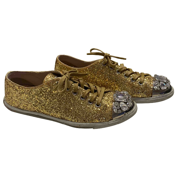 miu miu glitter trainers