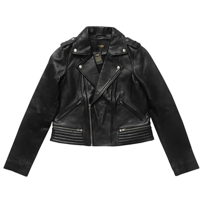 Pre-owned Maje Spring Summer 2020 Black Leather Leather Jacket