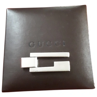 Pre-owned Gucci Steel Pendant