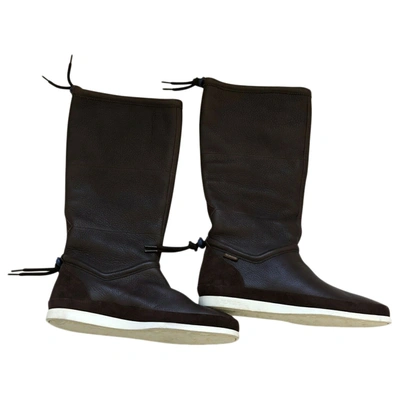 Pre-owned Paul Smith Leather Boots In Brown