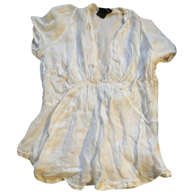 Pre-owned Isabel Marant Étoile Linen Top In White